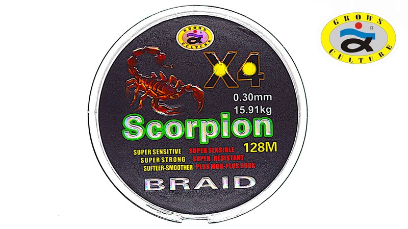 Grows Culture SCORPIION X4 128MM 0.30mm 15.91kg - фото 10888