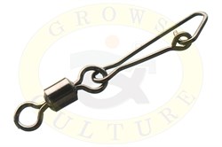 Grows Culture Rolling Swivel with Hooked Snap №12, 8шт, 4кг - фото 6729